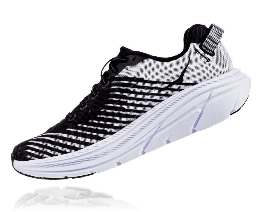 Hoka One One Hardloopschoenen Heren - Rincon - Zwart/Wit - YD9406251